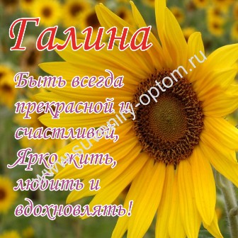 Поздравления для имени галина Поздравления для имени галина