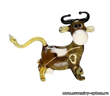 Стеклянная фигурка «Корова5»