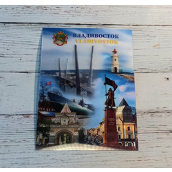 Магнит 3d 15х20 см «Владивосток. Коллаж2»