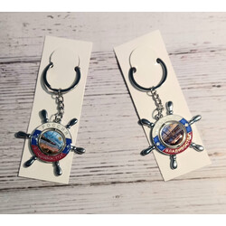 Брелок-штурвал металл