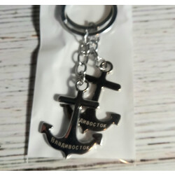 Брелок-двойной якорь 