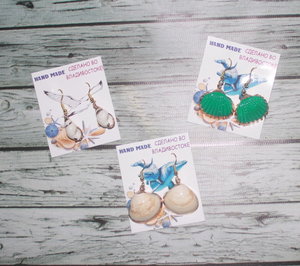 Серьги ручная работа